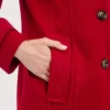 Women's Single-Breasted Wool Coat