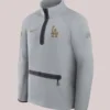 2026 Gold Collection Los Angeles Dodgers Tech Fleece Grey Jacket
