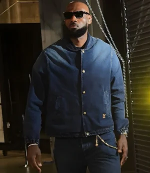 Louis Vuitton LeBron James Denim Jacket Blue