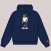 Unisex Chicago Bears Bad Bunny Concho Pullover Navy Fleece Hoodie