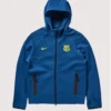 Barcelona Nike Special Edition Tech Fleece Hoodie Jacket Blue