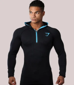 Gymshark Onyx V1 Black Hoodie