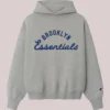 Essentials Jackie Robinson Day Merch Grey Fleece Hoodie