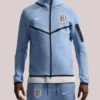 2026 England National Team Nike Windrunner Reglan Hoodie Blue