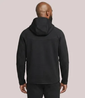 Tech Fleece Los Angeles Dodgers Raglan Windrunner Black Hoodie For Unisex