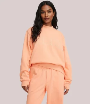 Parke x Target Mockneck Peach Sweatshirt