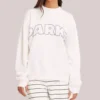 Parke x Target Women’s Mockneck Pullover Sweatshirt – White