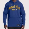 Unisex Seattle Mariners Nike City Connect Therma-FIT Pullover Hoodie Royal