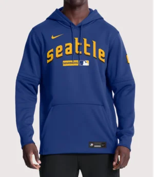 Unisex Seattle Mariners Nike City Connect Therma-FIT Pullover Hoodie Royal
