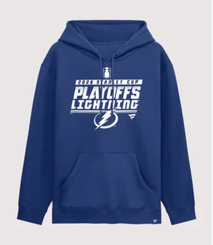 2026 Stanley Cup Playoffs Tampa Bay Lightning Pullover Blue Fleece Hoodie