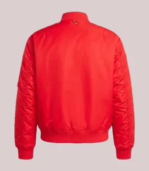 Chinese New Year Red Bomber Jacket