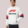 NAHMIAS x F1 Warm Up Full-Zip Hooded Racing Jacket White