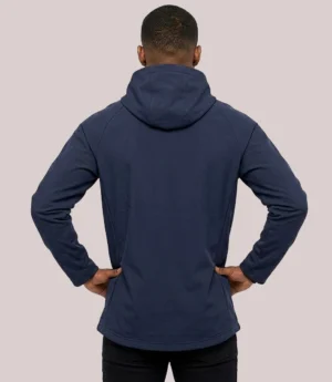 Atlanta Braves Nike Authentic Collection Raglan Therma-FIT Full-Zip Hooded Jacket - Blue